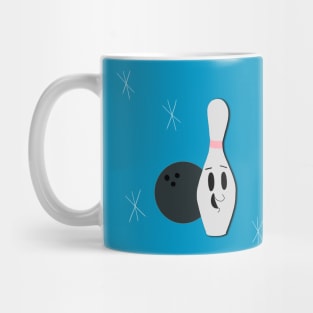 Retro Bowling Pin Mug